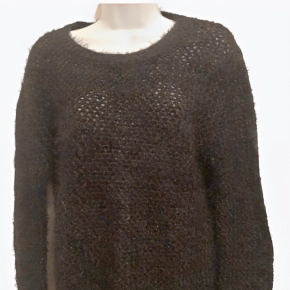 🇨🇦Medium Black Sparkly Sweater - Picture 1 of 12